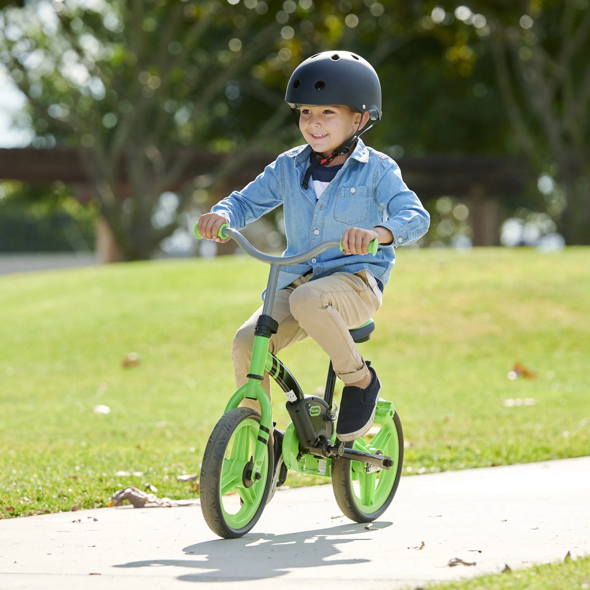 Green 12-Inch Kids Training Bike L652310