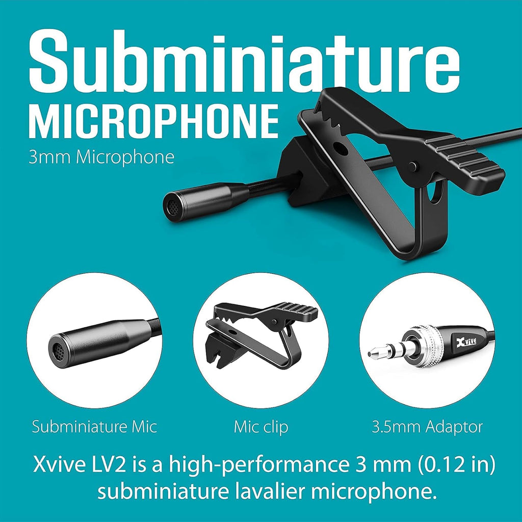 Wearable Microphone for Wireless Lavalier Microphone System R7366