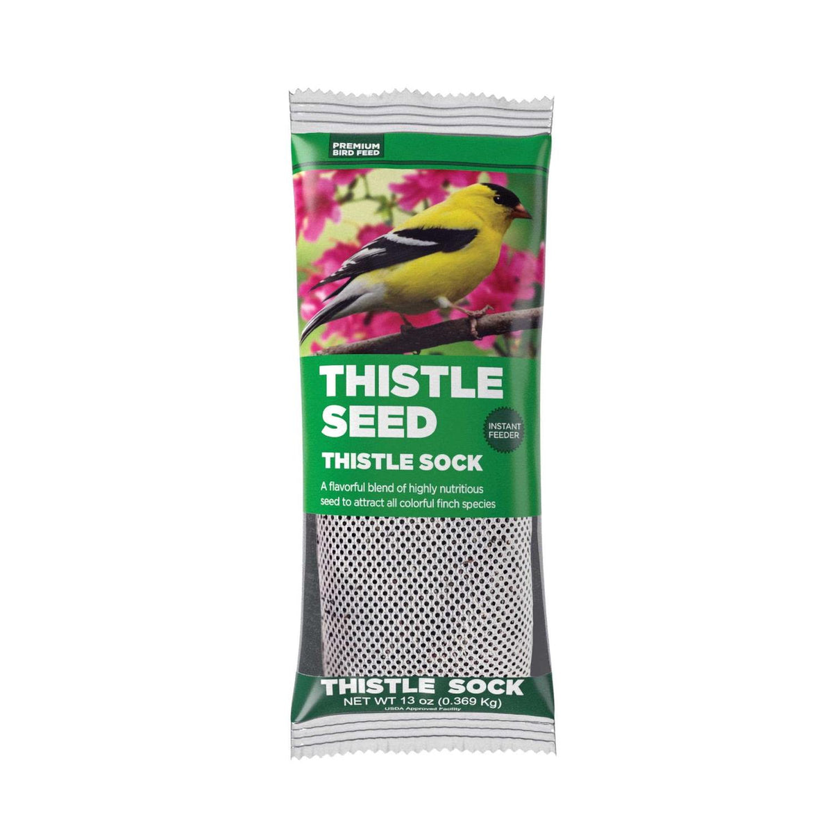 Feeder Sock Filled with Thistle Seeds U7067