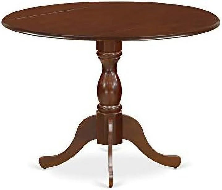 Round Dining Table with Dropleaf 42x42 Inch Mahogany K52571