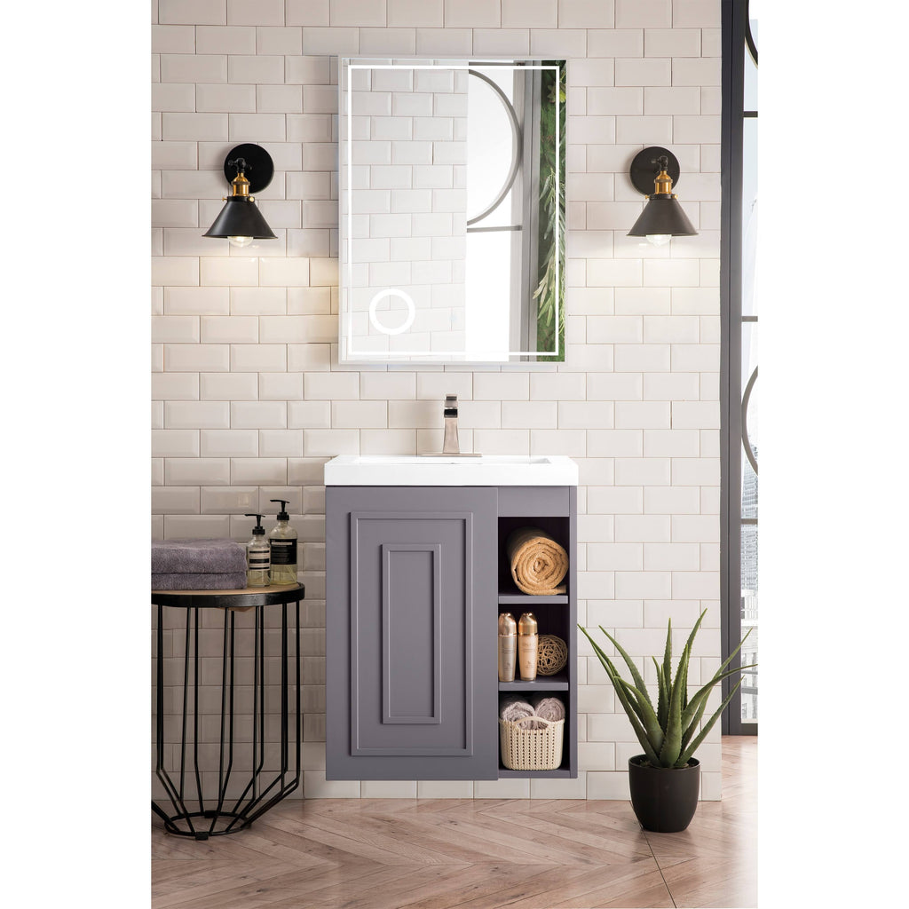 24 inch Single Vanity Cabinet with Countertop T302
