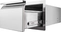 14 x 18 x 16 Inch SUS 304 Stainless Steel Double Access Drawers Y87967
