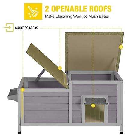 2-Room Outdoor Cat House G40167