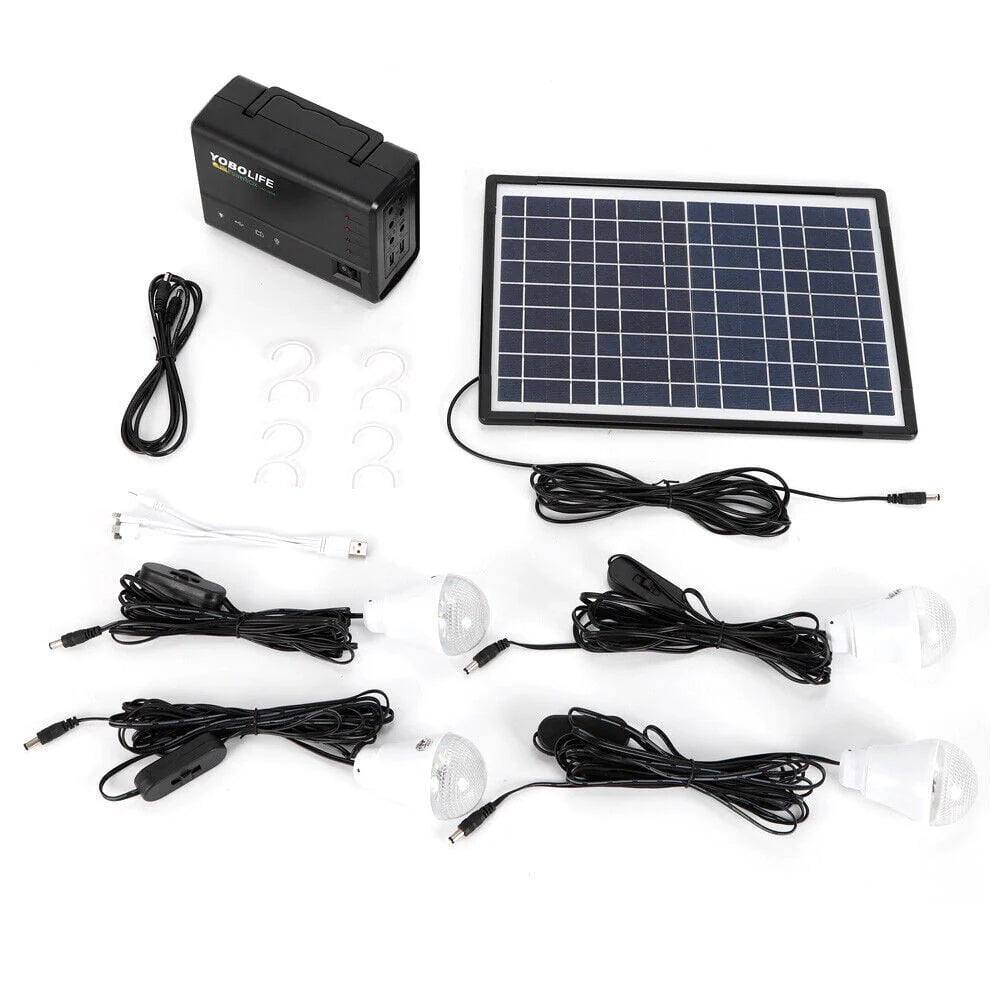 Portable Solar Power Generator Kit with Solar Panel Z14662