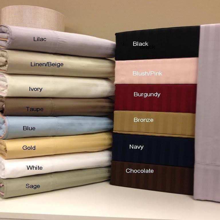 Striped Waterbed Sheets K178