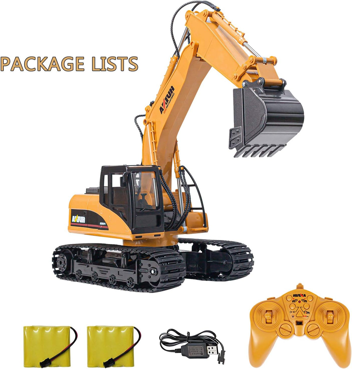 Remote Control Excavator Toy 1/14 Scale 15 Channel RC Excavator D7400
