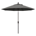 9-ft. Fiberglass Tilt Market Umbrella Charcoal Y929