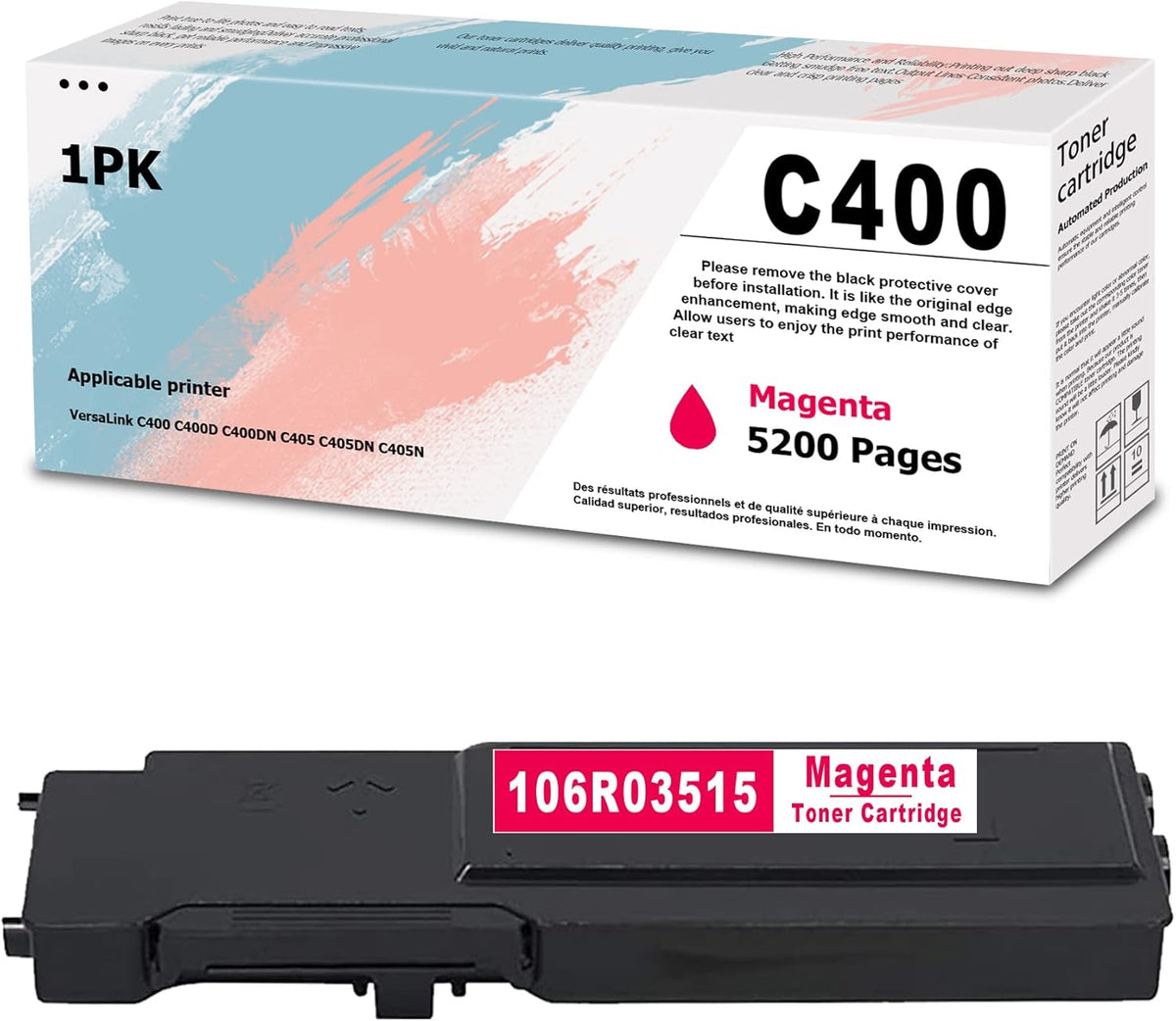 Compatible Magenta Toner Cartridge Replacement F147