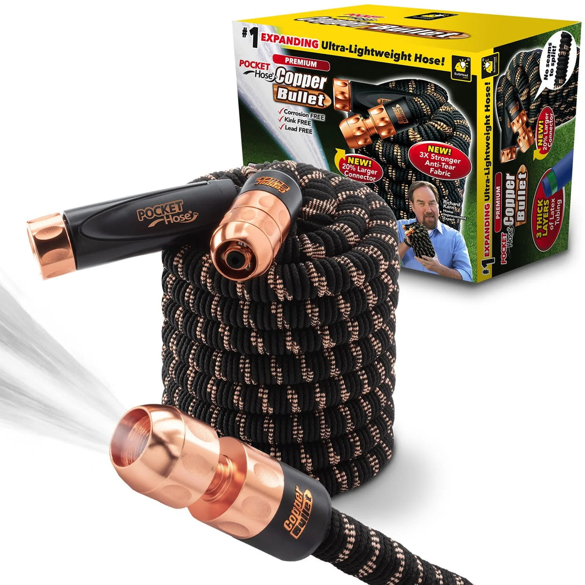 50 Ft Expandable Garden Hose E180206