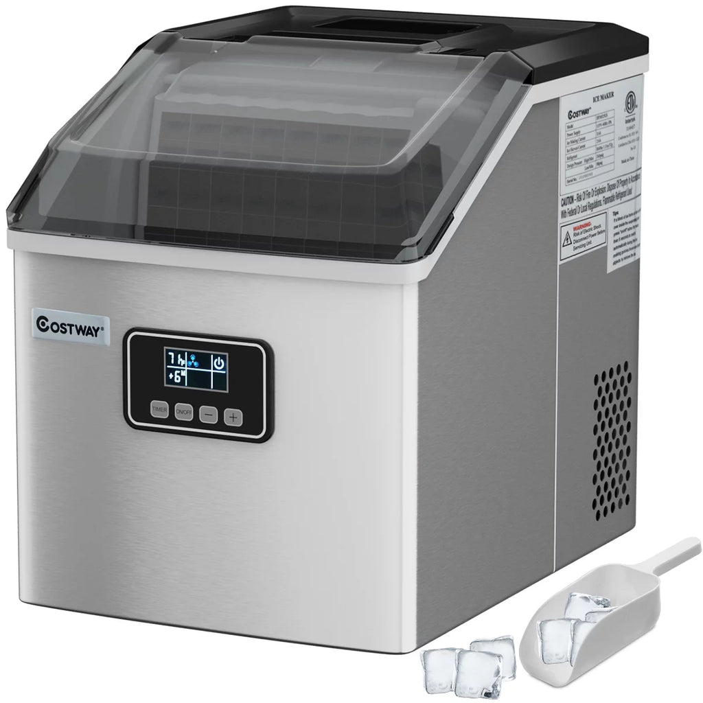 Stainless Steel Countertop Ice Maker Machine B87320