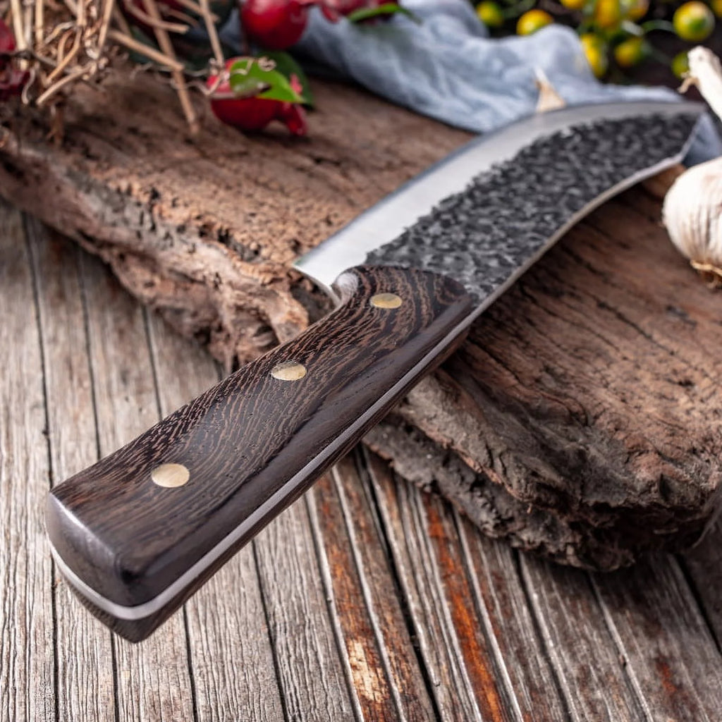 7 Inch Full Tang Forged High Carbon Steel Chef Knife with Sheath G900