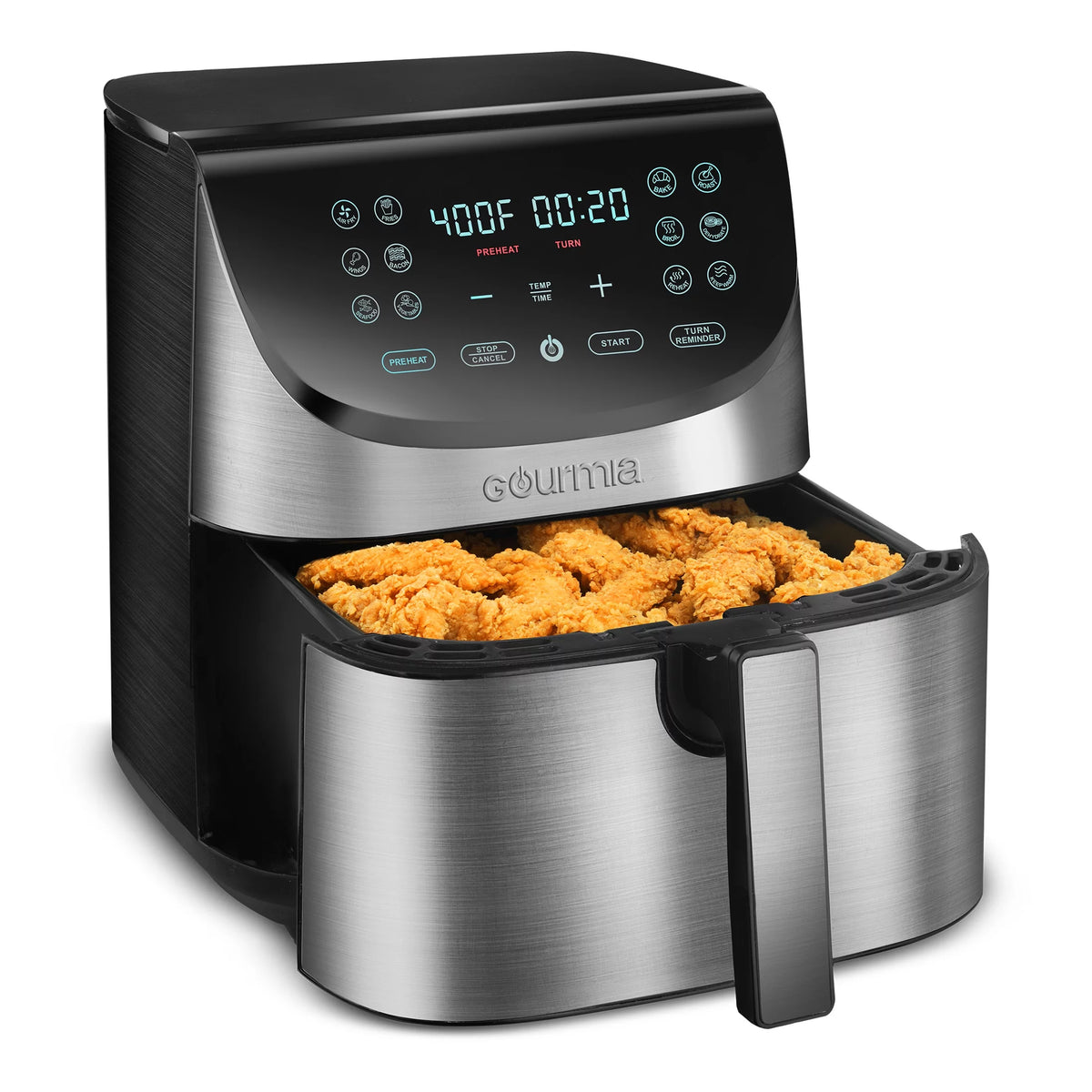 8 Qt Digital Air Fryer with 12 One Touch Presets Q131208