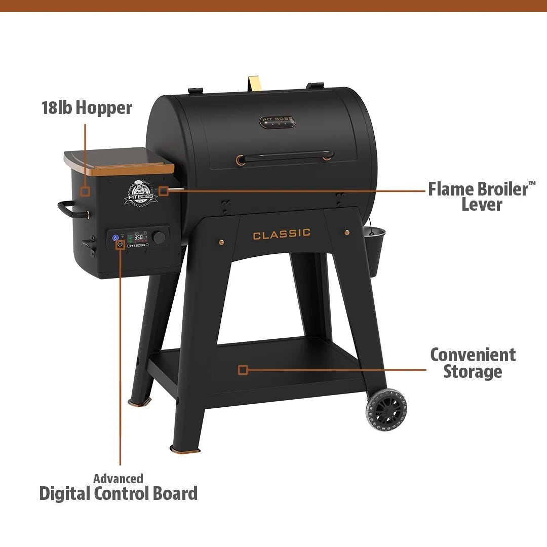 Wood Pellet Grill and Smoker A413