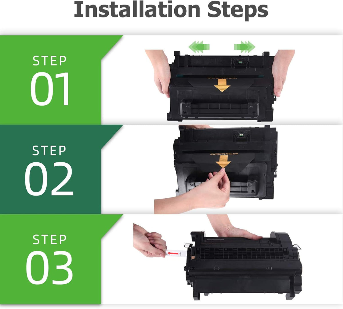 Compatible Toner Cartridge Replacement (Black, 1-Pack) V536019