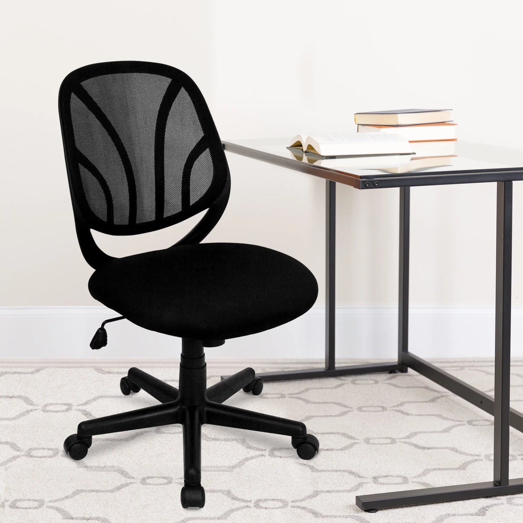 Black Mesh Swivel Office Chair T49234
