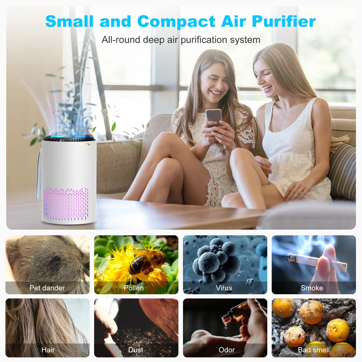 White HEPA Air Purifier S620598