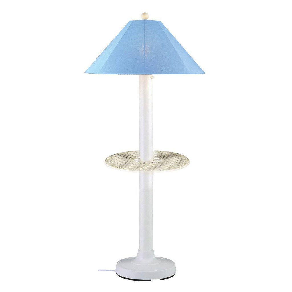 Bronze Table Floor Lamp with Sunbrella Shade P617716