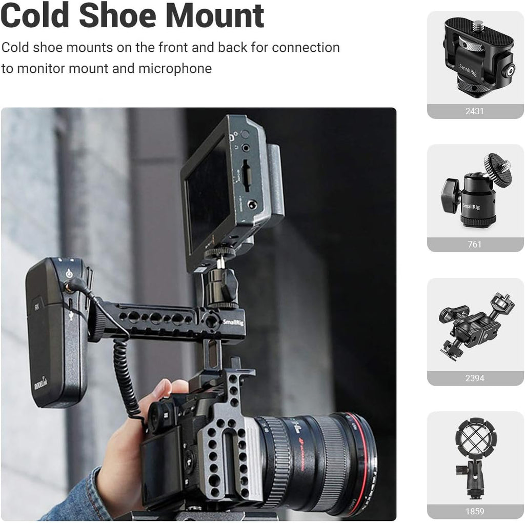 NATO Top Handle Quick Release Handgrip with Cold Shoe Mount Q6952