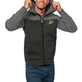 Men's Steel Charcoal Full-Zip Hoodie U389854