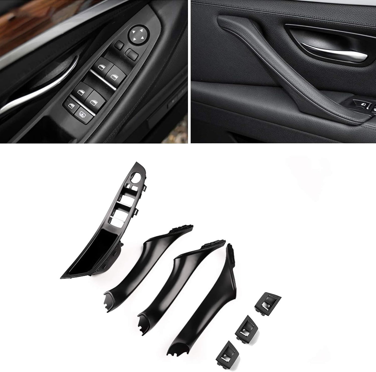 Carbon Fiber Pattern Door Handle Kit N5065