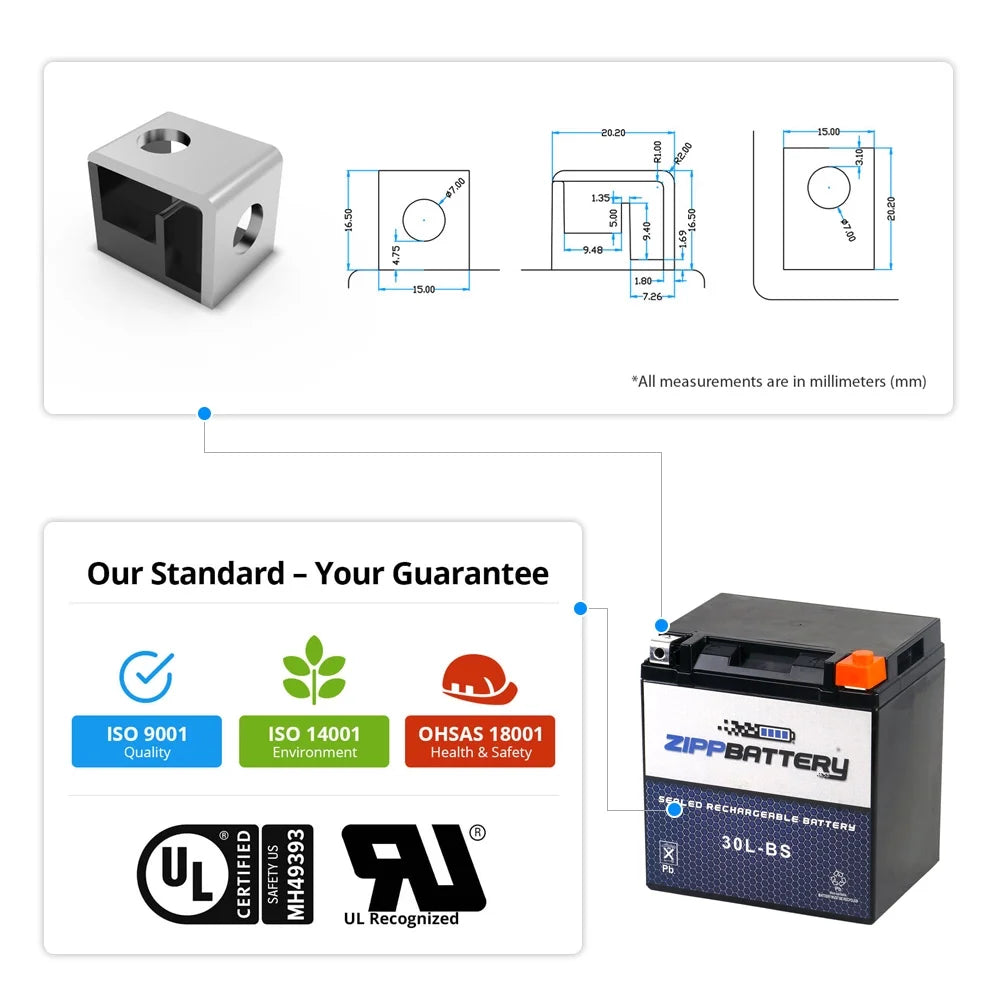 Motorcycle Battery U181434