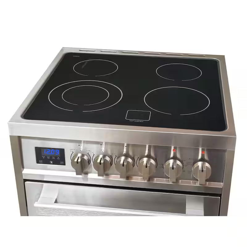 4-Element Electric Range with Convection in Stainless Steel E3577