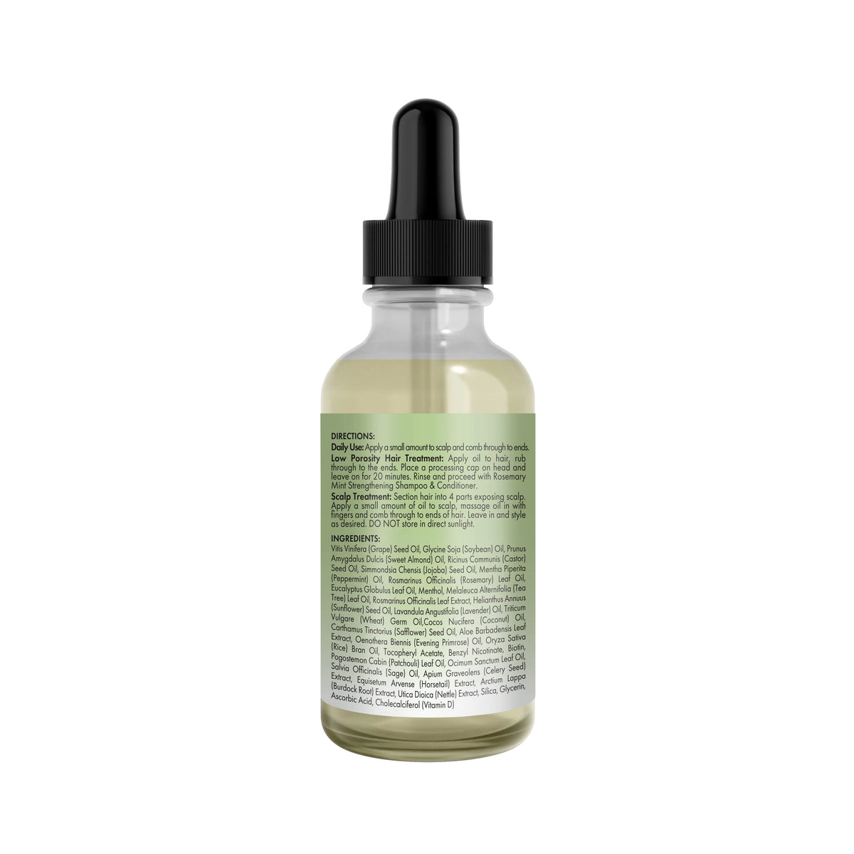 Rosemary Mint Scalp & Hair Oil 2 oz U370
