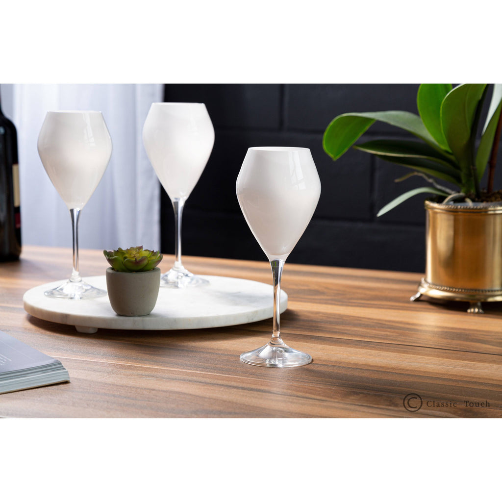 Set of 6 Wine Glasses with Clear Stem H285389