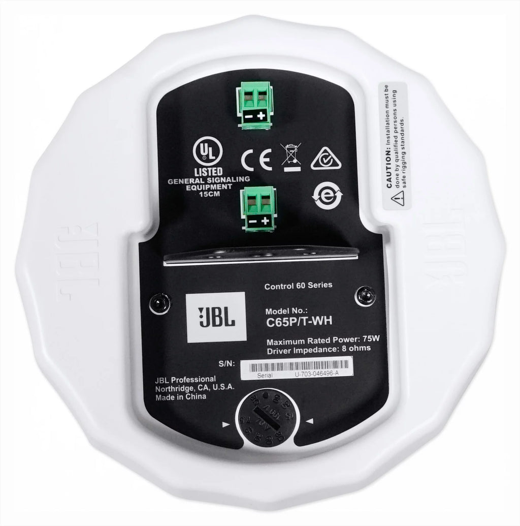 White Pendant Speakers J223717