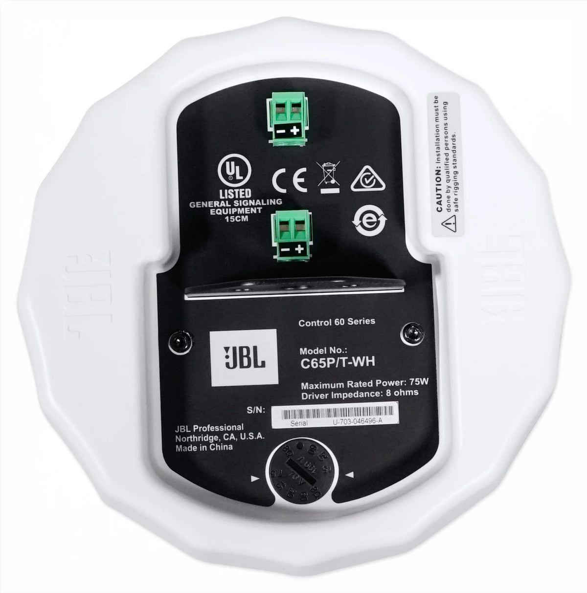 White Pendant Speakers J223717