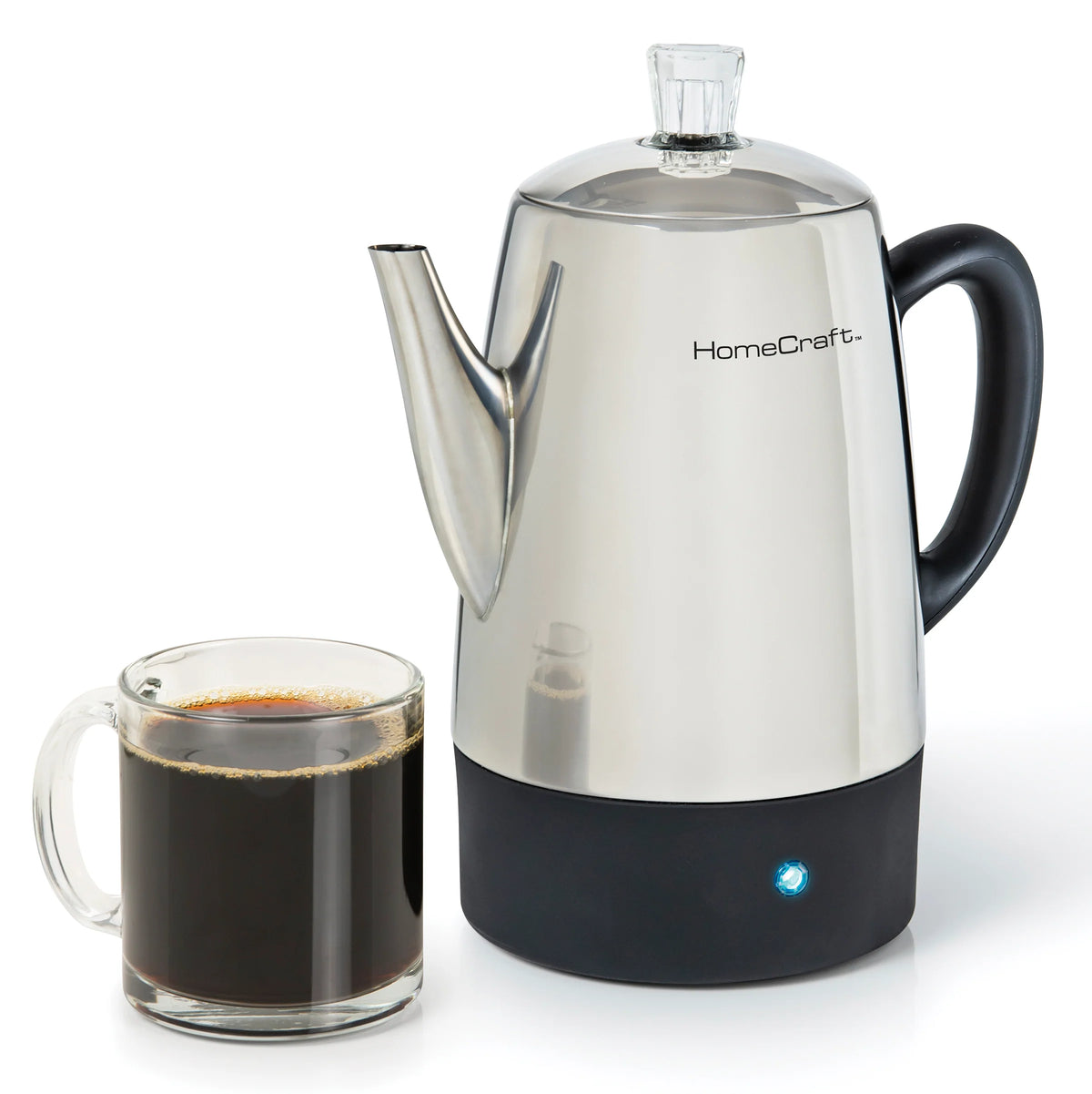10-Cup Stainless Steel Coffee Percolator U1745