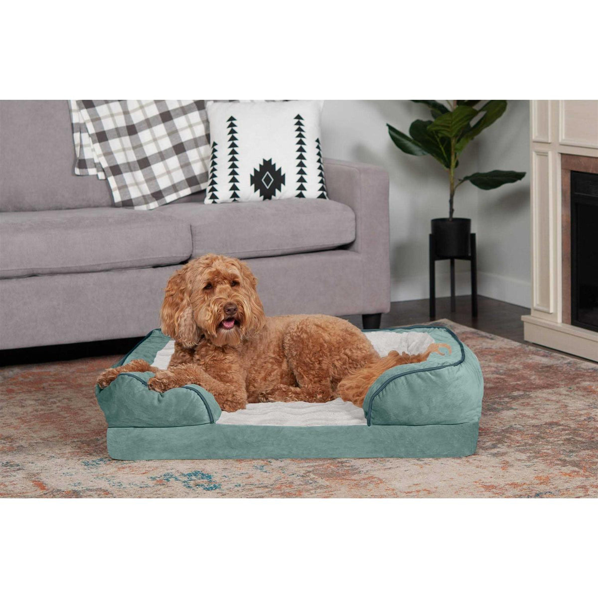 Sofa Dog Bed Velvet I9579