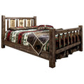 California King Size Bed with Pine Tree Design A104489