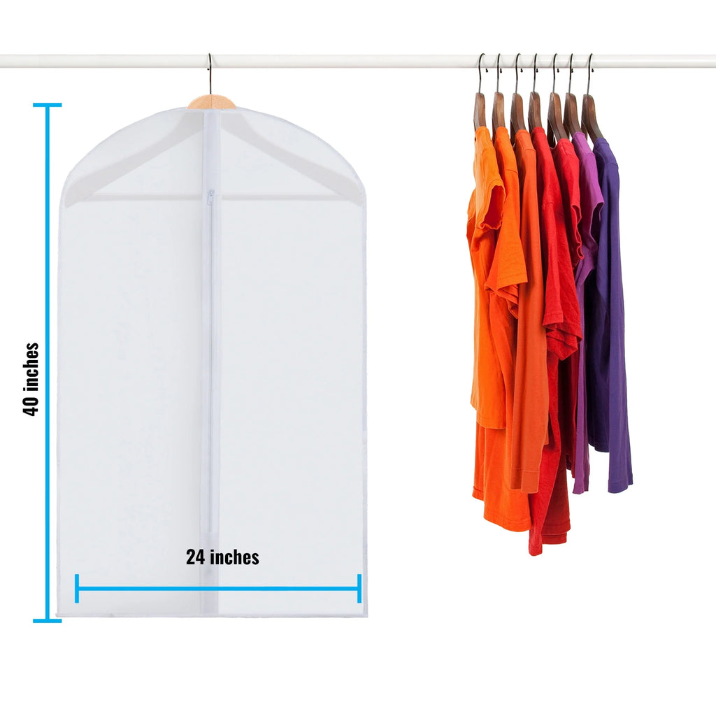 Black 5 Pack Hanging Garment Bag Y757160