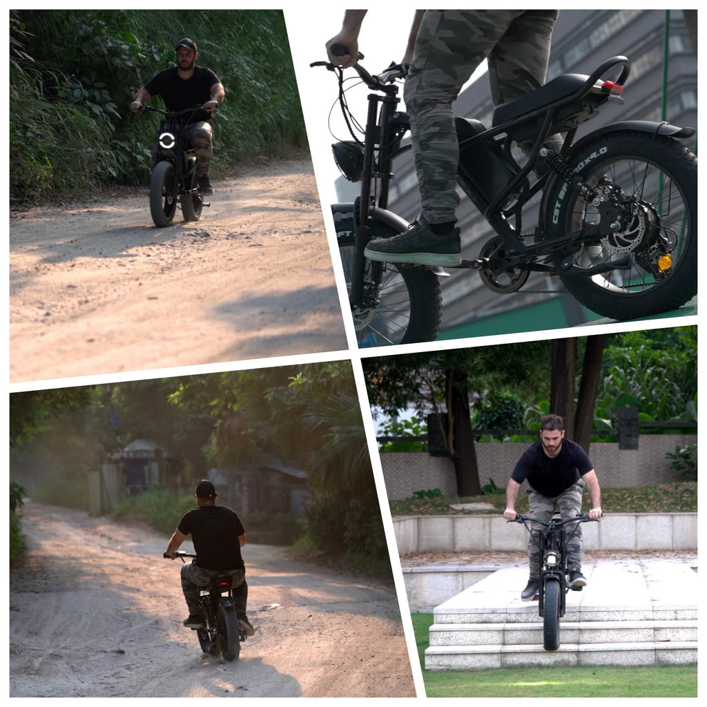 20" x 4.0 Electric Bike with 750W Motor, 48V 15.6Ah Battery V3335