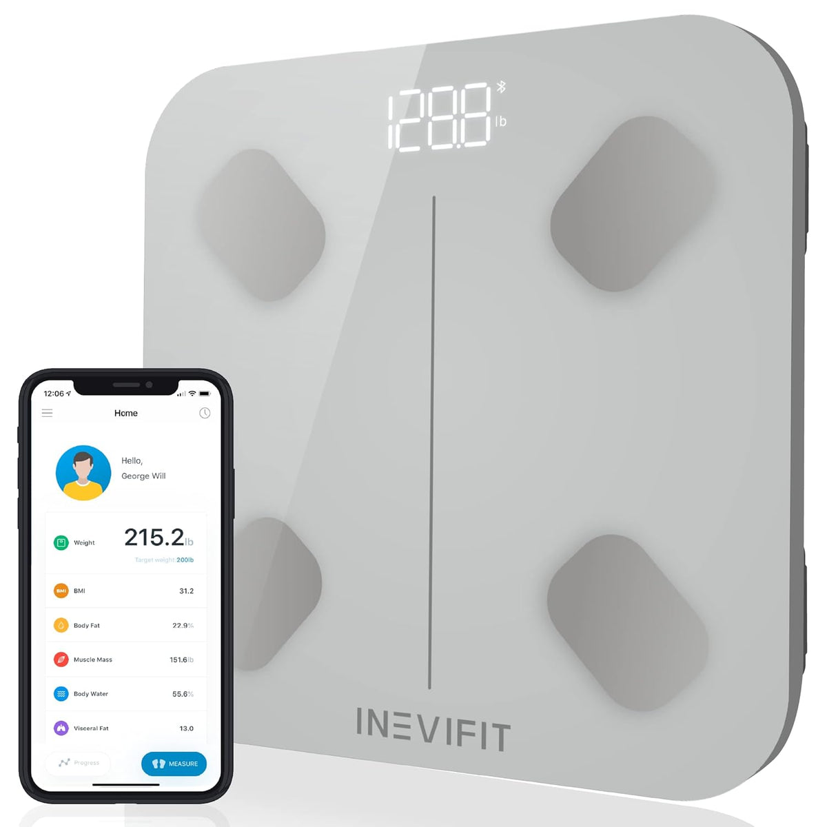 Smart Bluetooth Body Fat Scale Y653