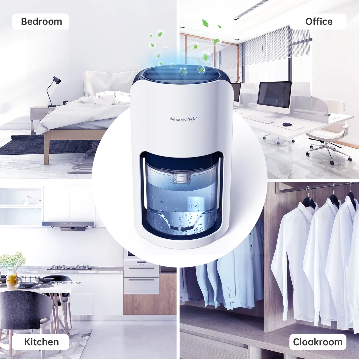 1200ml Ultra Quiet Dehumidifier with Automatic Defrosting U281755