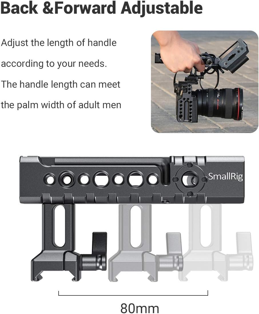 NATO Top Handle Quick Release Handgrip with Cold Shoe Mount Q6952
