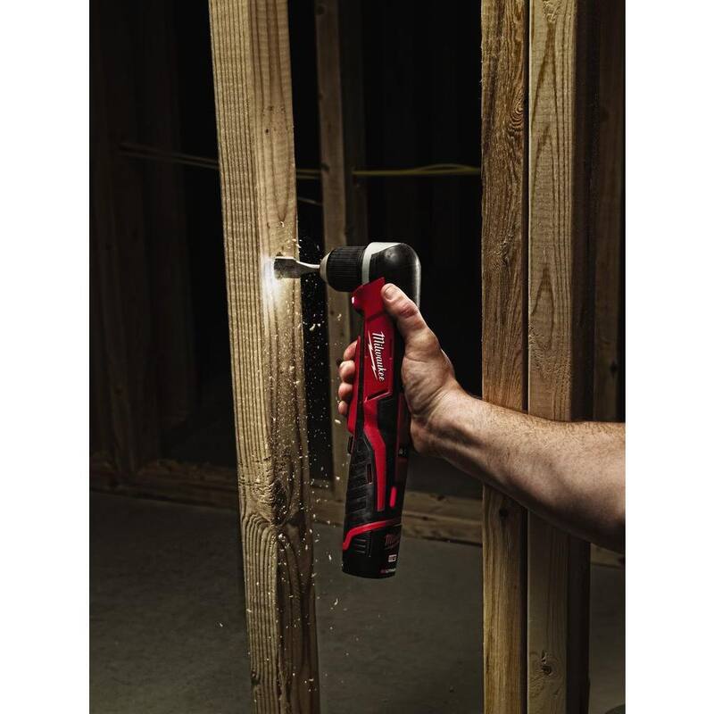 12V Lithium-Ion Brushless Cordless 4-in-1 Interchangeable 3/8 in. Drill Driver Kit with Right Angle Drill L46071