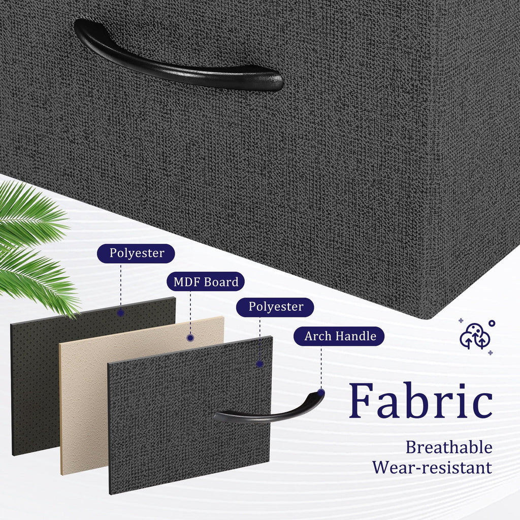 5 Drawer Dresser with Wood Top Q78504