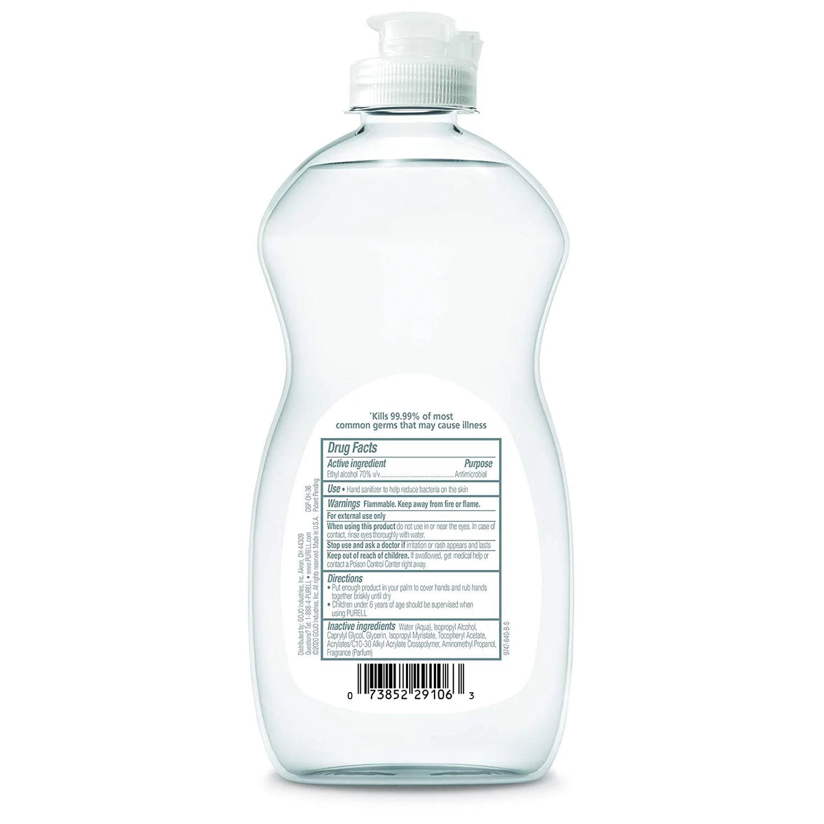 Refreshing Gel Hand Sanitizer 12.6 fl oz Bottle Pack of 12 K4541