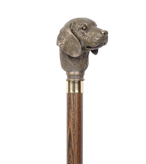 Bronze Walking Cane with Moulded Top V350500