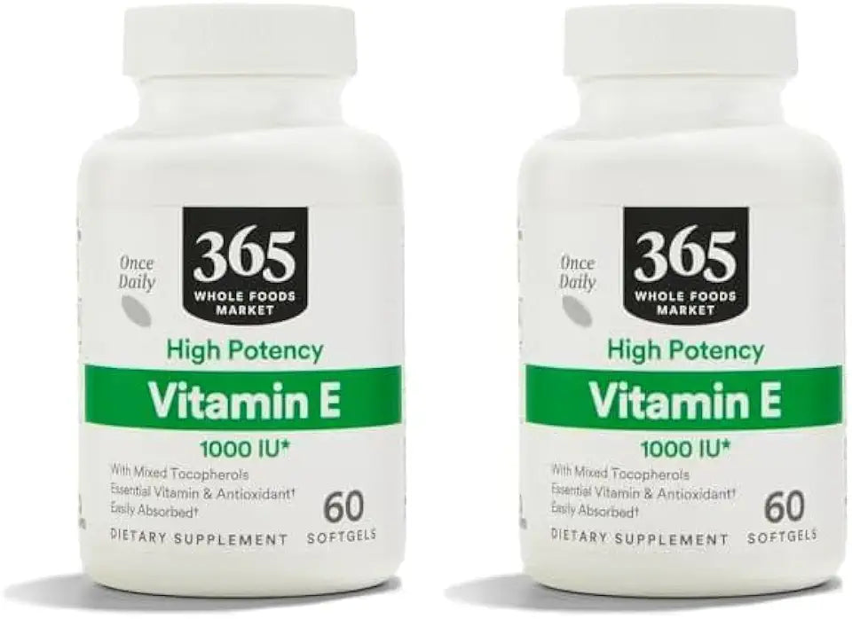 Vitamin E 1000 Iu 60 Softgels Pack of 2 S619