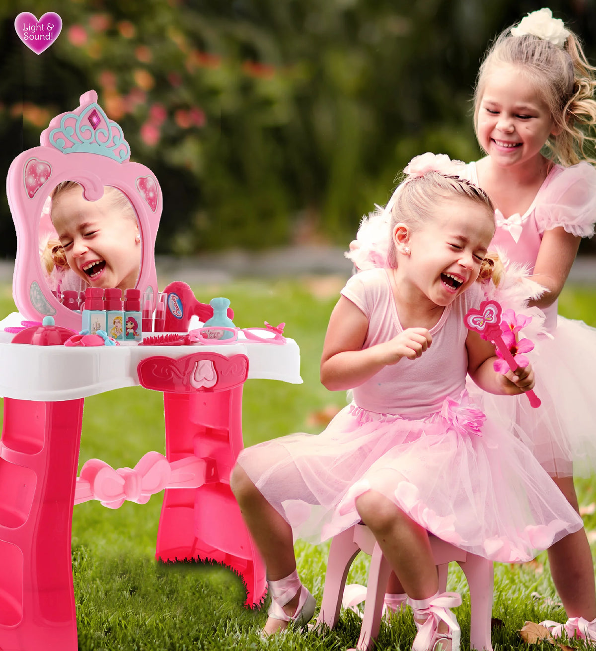 Princess Vanity Dresser with Mirror Playset W58514