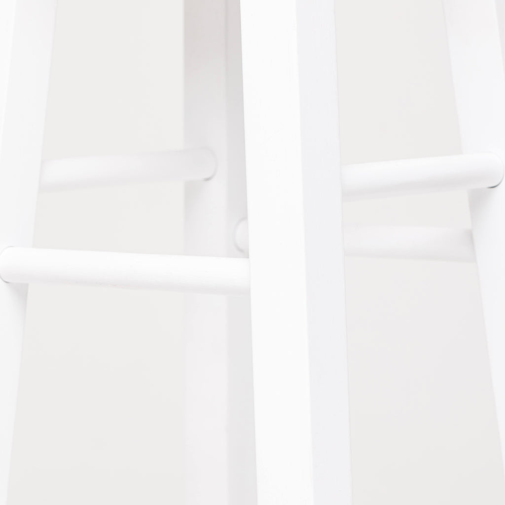 Bar Stool with Round Acacia Seat U559697