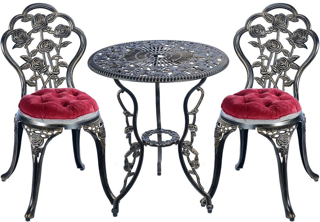 5-Piece Cast Aluminum Patio Bistro Table Set T5930