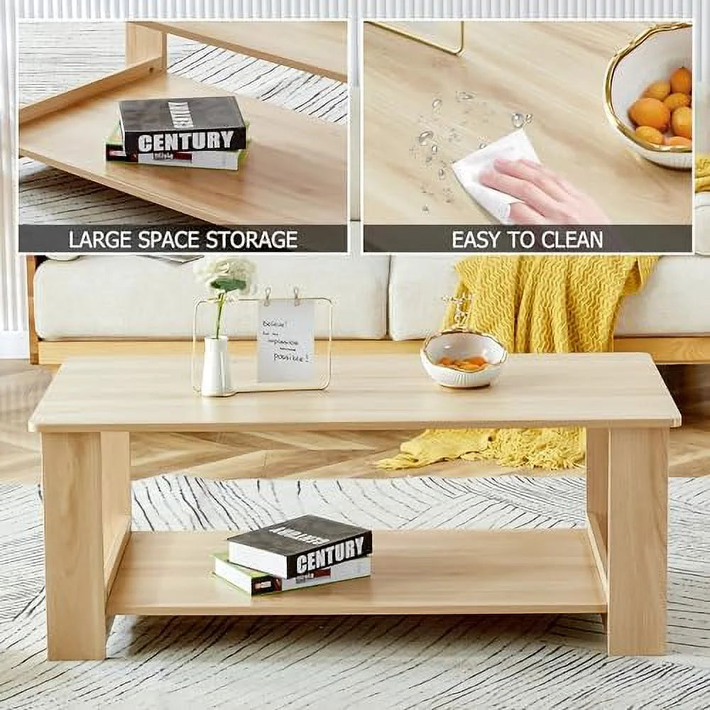 43.3 inch Rectangular MDF Coffee Table R306