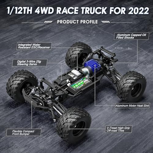 1:12 Scale 4WD RC Monster Truck Q231
