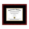 Single Diploma Frame with Double Matting X11717