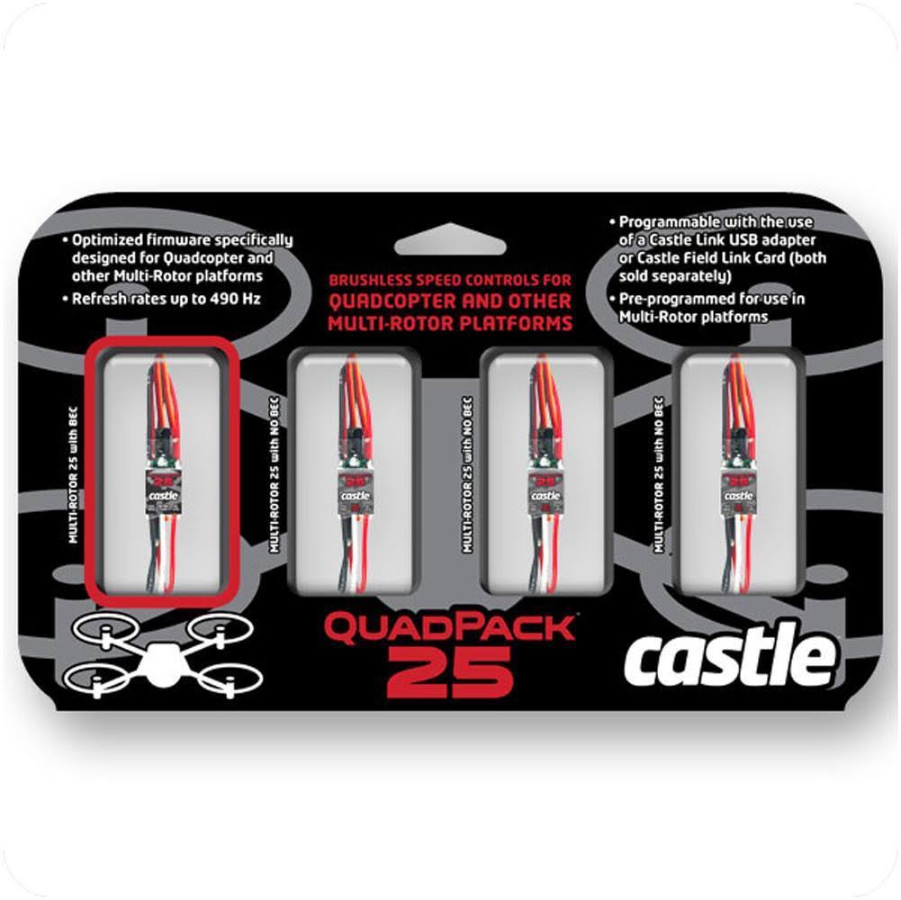25 Amp 4 pack ESC QuadPack E816010